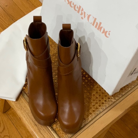 See By Chloe Lyna Boot Tan Size US 5 EU 35 - Picture 6 of 12